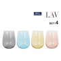 Set de Verres LAV GAIA 4 Pièces (6 Unités)