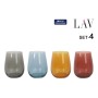 Set de Vasos LAV GAIA 4 Piezas (6 Unidades)