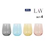 Set de Verres LAV GAIA 4 Pièces (6 Unités)