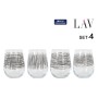 Set de Verres LAV GAIA 4 Pièces (6 Unités)