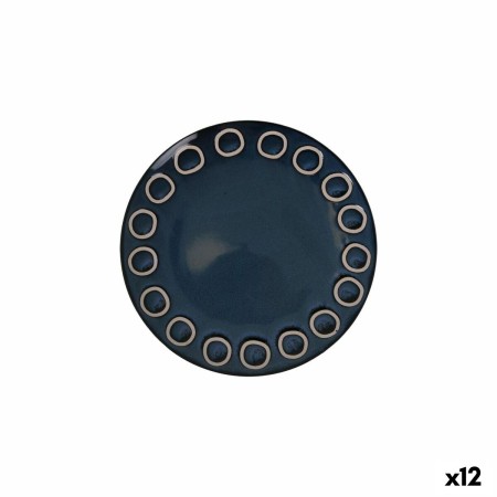Assiette plate La Mediterránea Almudena Bleu (12 Unités)