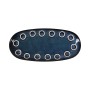 Plat à Gratin La Mediterránea Almudena Bleu Oblongue 25 x 12 x 2,2 cm (24 Unités)