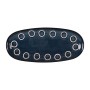 Fuente de Cocina La Mediterránea Almudena Azul Ovalado 29 x 13,5 x 2,4 cm (24 Unidades)
