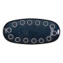 Plat à Gratin La Mediterránea Almudena Bleu Oblongue 33 x 14,8 x 2,7 cm (12 Unités)