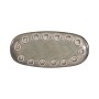 Plat à Gratin La Mediterránea Almudena Gris Oblongue 25 x 12 x 2,2 cm (24 Unités)