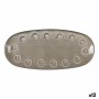 Plat à Gratin La Mediterránea Almudena Gris Oblongue 33 x 14,8 x 2,7 cm (12 Unités)