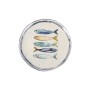 Plato Llano La Mediterránea Peixe Ø 26 cm (6 Unidades)