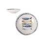 Plato Hondo La Mediterránea Peixe Ø 21 cm (12 Unidades)