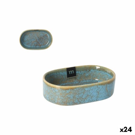Plat à Gratin La Mediterránea Scratch blue 13 x 8 x 4 cm (24 Unités)