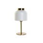 Lampe de bureau DKD Home Decor Doré Blanc 220 V 40 W (18 x 18 x 37 cm)