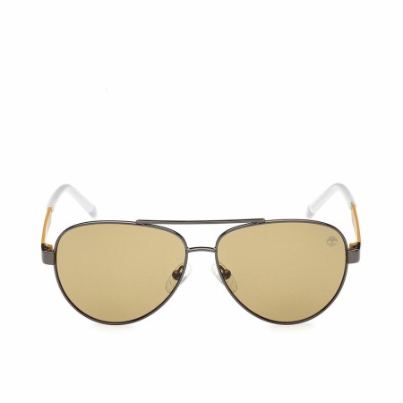 Lunettes de soleil Homme Timberland TB9331 06E Argenté Ø 55 mm