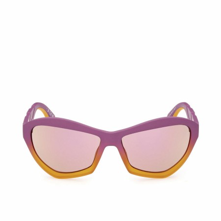 Lunettes de soleil Unisexe Adidas OR0095 73U Rose Ø 50 mm