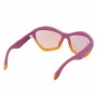 Lunettes de soleil Unisexe Adidas OR0095 73U Rose Ø 50 mm