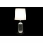 Lampe de bureau DKD Home Decor Gris Transparent Blanc (2 Unités) (20 x 20 x 38 cm)