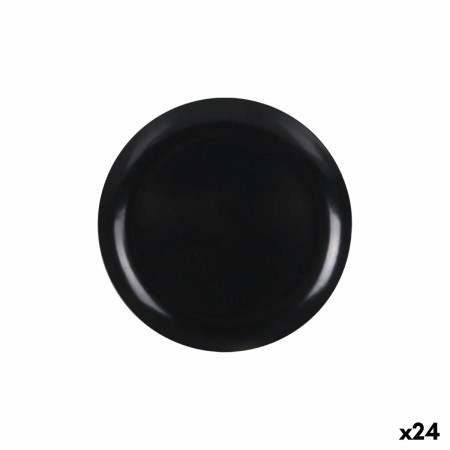 Assiette plate La Mediterránea Anthracite 25 x 25 x 1,5 cm (24 Unités)