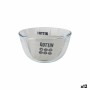 Cuenco La Mediterránea Quttin Vidrio 1,1 L 17 x 17 x 10 cm (12 Unidades)