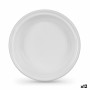 Set de Platos Algon Plástico 20,5 cm 25 Piezas (12 Unidades)