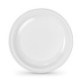 Set de Platos Algon Plástico 22 cm 25 Piezas (12 Unidades)