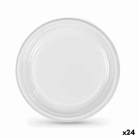 Set de Platos Algon Plástico 20,5 cm 20,5 x 2 cm 12 Piezas (24 Unidades)