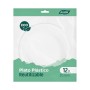 Service de vaisselle Algon Plastique 20,5 cm 20,5 x 3 cm 12 Pièces (18 Unités)