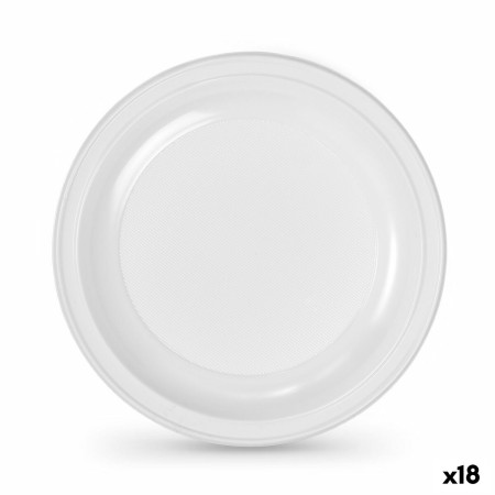 Service de vaisselle Algon Plastique 22 cm 22 x 22 x 1,5 cm 10 Pièces (18 Unités)