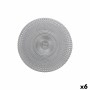 Plato Llano Alfares Alfares Vidrio Ø 31 cm (6 Unidades)