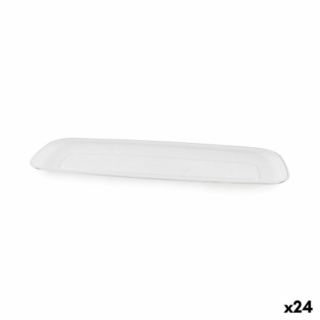Bandeja de Aperitivos Algon Rectangular 44,5 x 16,6 x 2,4 cm (24 Unidades)