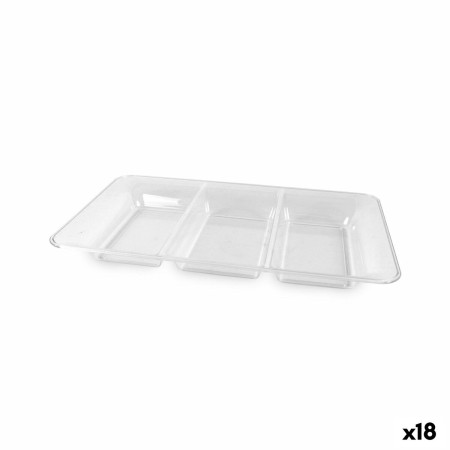 Plateau apéritif Algon Rectangulaire 36 x 23 cm (18 Unités)