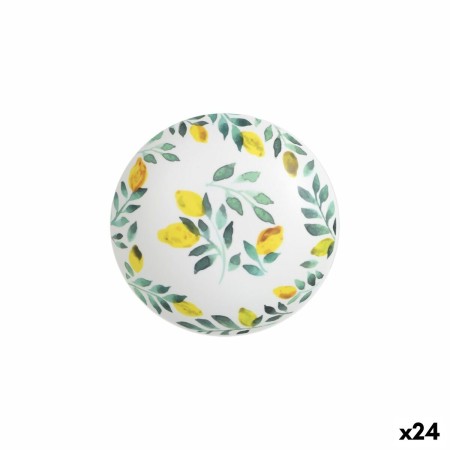 Plato Hondo La Mediterránea Limón 21 x 5,3 cm (24 Unidades)