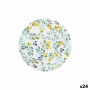 Assiette plate La Mediterránea Citron 25,5 cm (24 Unités)