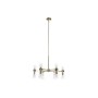 Suspension DKD Home Decor Doré 220 V 50 W (68 x 68 x 55 cm)