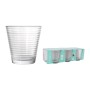 Set de Verres La Mediterránea Siroco rings 6 Pièces (12 Unités)