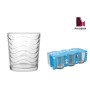 Set de Verres La Mediterránea Mistral waves 6 Pièces (12 Unités)