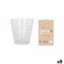 Set de Verres La Mediterránea Talco aros 6 Pièces (8 Unités)