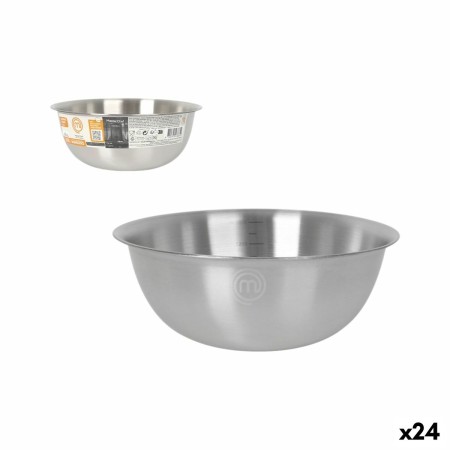 Cuenco MasterChef Acero Inoxidable 2 L 2L 22 x 8,7 cm (24 Unidades)