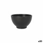 Bol Azofra Noir 15 x 15 x 9 cm (20 Unités)