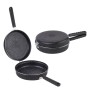 Sartén para Tortillas Quttin 24 cm (6 Unidades)