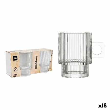 Lot de tasses La Mediterránea Broadway 2 Pièces (18 Unités)