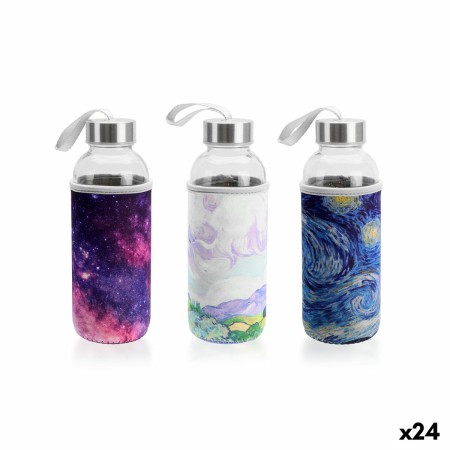 Bouteille d'eau Bewinner verre 400 ml (24 Unités)