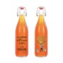 Botella de Cristal La Mediterránea Vidrio 1 L (12 Unidades)