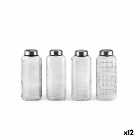 Bouteille en Verre La Mediterránea verre Acier 1,3 L (12 Unités)