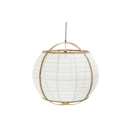 Suspension DKD Home Decor Marron Crème 220 V 50 W (58 x 58 x 59 cm)