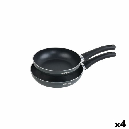 Ensemble de poêle Quttin Aluminium 24 cm 2 Pièces (4 Unités)
