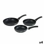 Set de Sartenes Quttin Aluminio 24 cm 3 Piezas (4 Unidades)