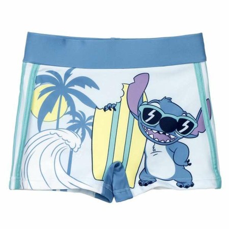 Bañador Boxer Para Niños Stitch Azul 10 Años