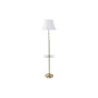 Lampadaire DKD Home Decor Doré Métal Coton Blanc Marbre 50 W (40 x 40 x 162 cm)