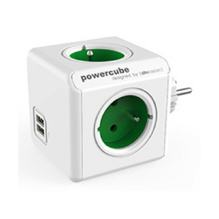 Regleta Enchufes Cubo Allocacoc PowerCube Original USB Type E