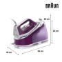 Fer à repasser générateur de vapeur Braun IS1514VI 2200 W Céramique