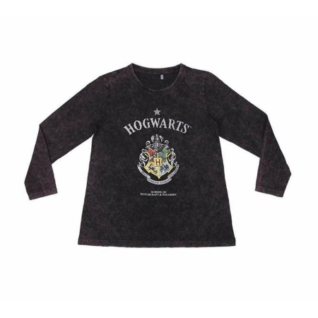 T-shirt à Manches Longues Enfant Harry Potter Gris foncé 10 Ans