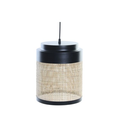 Suspension DKD Home Decor Naturel Noir 220 V 50 W (24 x 24 x 29 cm)